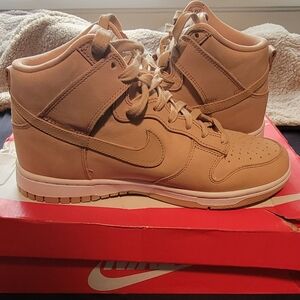Nike Women's Tan High-Top Sneakers